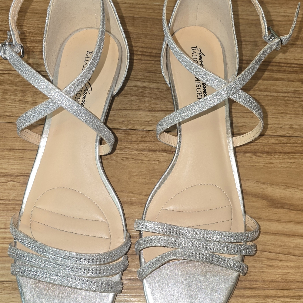 Elegant Silver Wedges